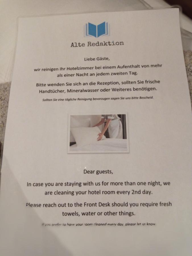 גבלסברג Hotel Alte Redaktion מראה חיצוני תמונה
